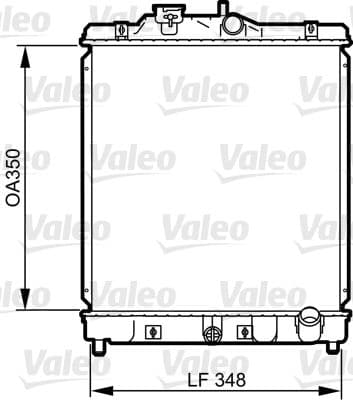 Radiators, Motora dzesēšanas sistēma VALEO 734117 1