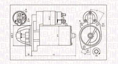 Starteris MAGNETI MARELLI 063721202010 1