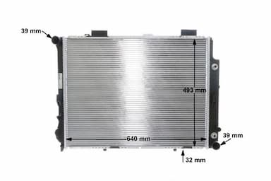 Radiators, Motora dzesēšanas sistēma MAHLE CR 315 001S 11