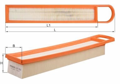 Gaisa filtrs KNECHT LX 1969 1