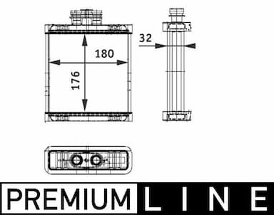 Siltummainis, Salona apsilde MAHLE AH 75 000P 1