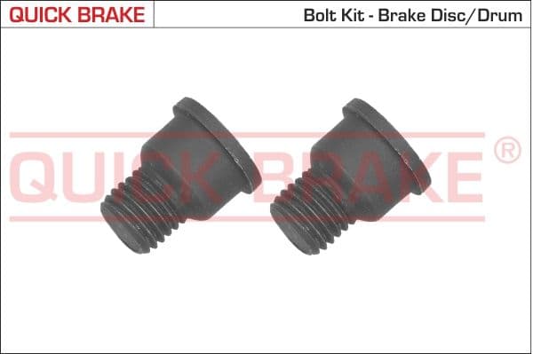 Skrūvju komplekts, Bremžu disks QUICK BRAKE 11664K 1