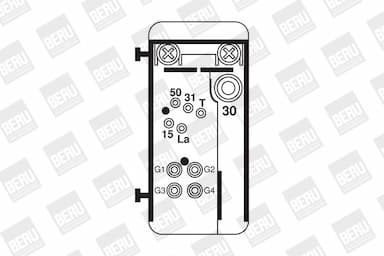 Relejs, Palaišanas iekārta BorgWarner (BERU) GR074 2