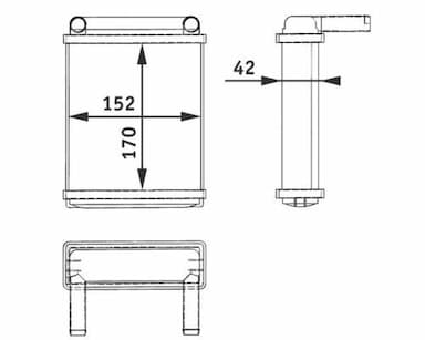 Siltummainis, Salona apsilde MAHLE AH 128 000P 2