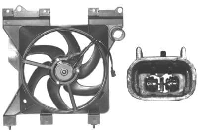 Ventilators, Motora dzesēšanas sistēma VAN WEZEL 0956746 1