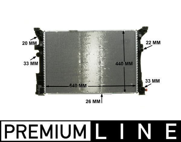 Radiators, Motora dzesēšanas sistēma MAHLE CR 2170 000P 1