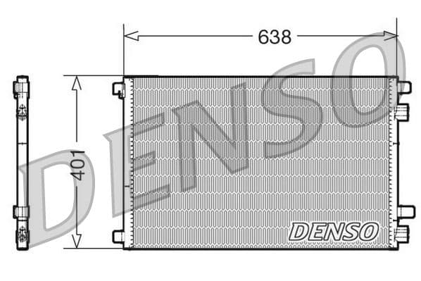 Kondensators, Gaisa kond. sistēma DENSO DCN23012 1