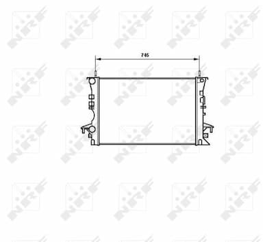 Radiators, Motora dzesēšanas sistēma NRF 58318 4