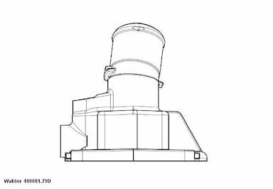 Termostats, Dzesēšanas šķidrums BorgWarner (Wahler) 410081.79D 3