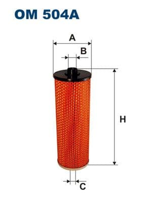 Eļļas filtrs FILTRON OM 504A 1