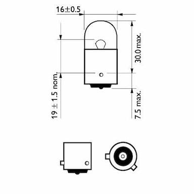 Kvēlspuldze PHILIPS 12093NACP 3