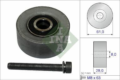 Parazīt-/Vadrullītis, Zobsiksna INA 532 0472 10 1