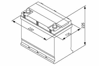 Startera akumulatoru baterija BOSCH 0 092 S30 170 6