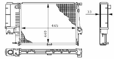 Radiators, Motora dzesēšanas sistēma MAHLE CR 239 000S 1