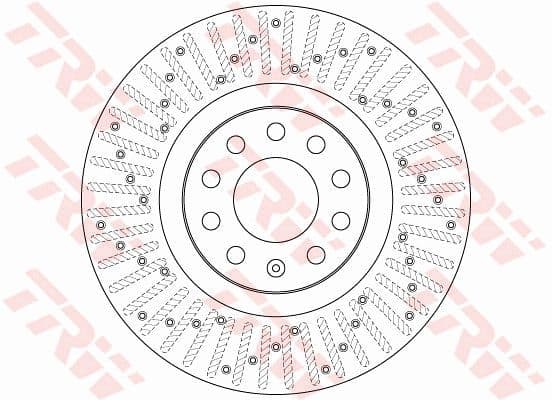 Bremžu diski TRW DF6189S 1