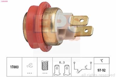 Termoslēdzis, Radiatora ventilators EPS 1.850.093 1