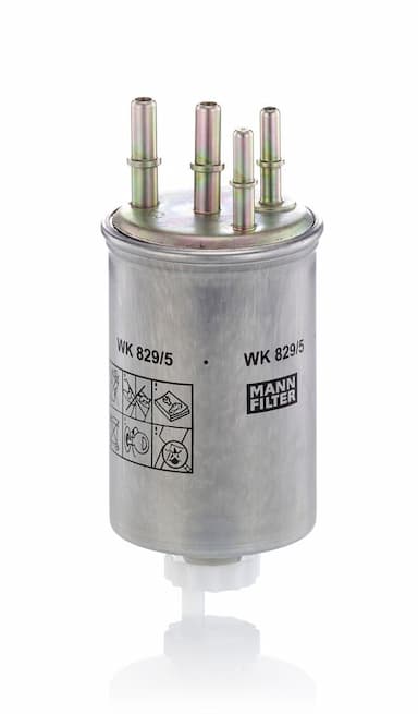 Degvielas filtrs MANN-FILTER WK 829/5 1