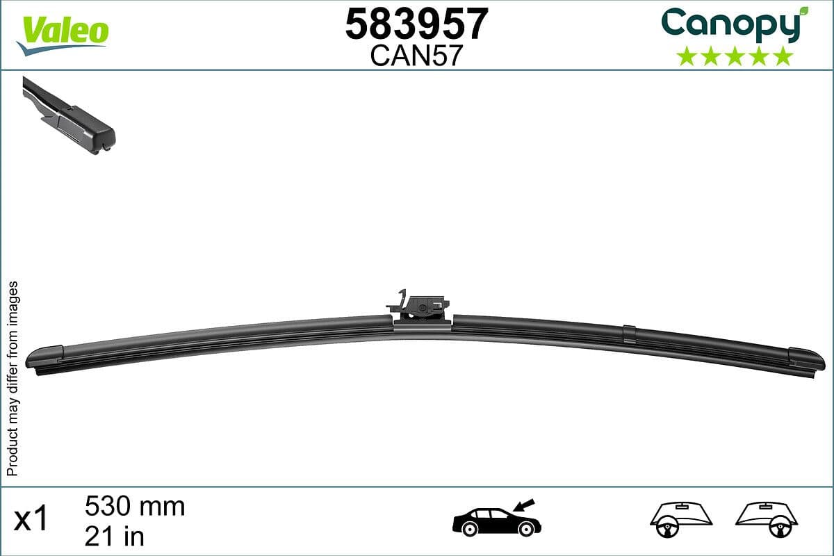 Stikla tīrītāja slotiņa VALEO 583957 1