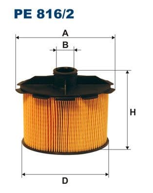 Degvielas filtrs FILTRON PE 816/2 1