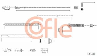 Akseleratora trose COFLE 10.1180 1