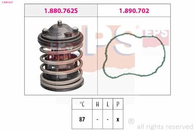 Termostats, Dzesēšanas šķidrums EPS 1.880.827 1