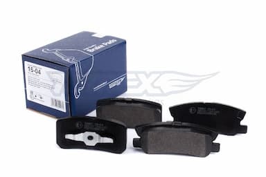 Bremžu uzliku kompl., Disku bremzes TOMEX Brakes TX 15-04 2