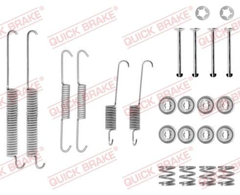 Piederumu komplekts, Bremžu loki QUICK BRAKE 105-0678 1