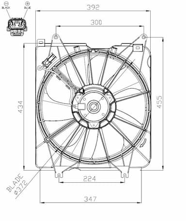 Ventilators, Motora dzesēšanas sistēma NRF 47935 1