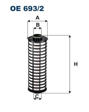 Eļļas filtrs FILTRON OE 693/2 1