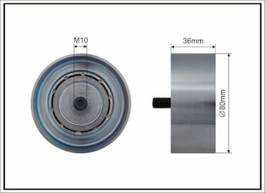 Spriegotājrullītis, Ķīļrievu siksna CAFFARO 500617 1