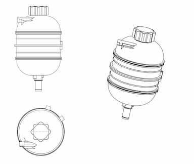 Kompensācijas tvertne, Dzesēšanas šķidrums NRF 454083 5