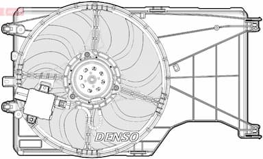 Ventilators, Motora dzesēšanas sistēma DENSO DER20001 1