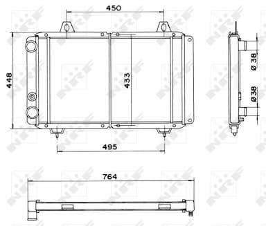 Radiators, Motora dzesēšanas sistēma NRF 52035 5