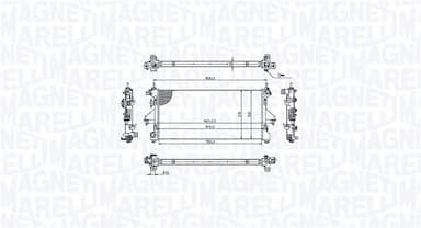 Radiators, Motora dzesēšanas sistēma MAGNETI MARELLI 350213215400 1