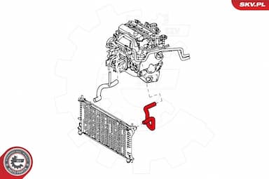 Radiatora cauruļvads ESEN SKV 24SKV342 1