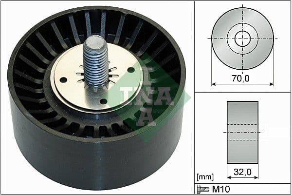 Parazīt-/Vadrullītis, Ķīļrievu siksna INA 532 0735 10 1