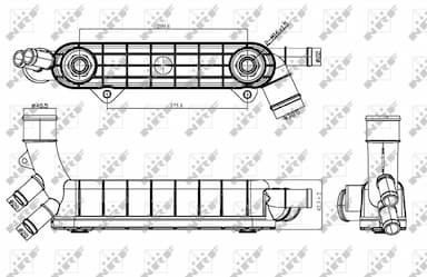 Eļļas radiators, Motoreļļa NRF 31316 5