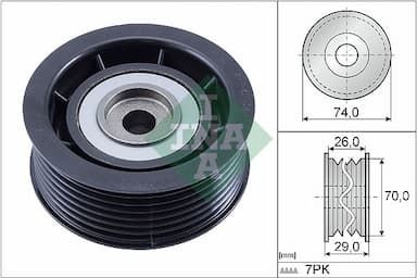 Parazīt-/Vadrullītis, Ķīļrievu siksna Schaeffler INA 532 0840 10 1