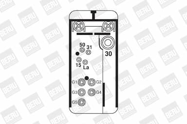 Relejs, Palaišanas iekārta BorgWarner (BERU) GR049 2