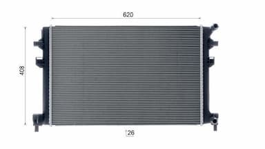 Radiators, Motora dzesēšanas sistēma MAHLE CR 959 000S 19