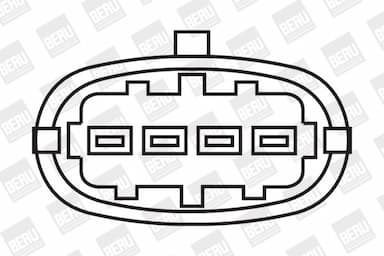 Aizdedzes spole BorgWarner (BERU) ZS306 2