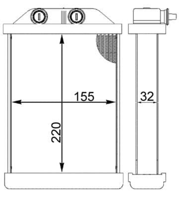 Siltummainis, Salona apsilde MAHLE AH 220 000S 1