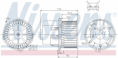 Salona ventilators NISSENS 87061 6