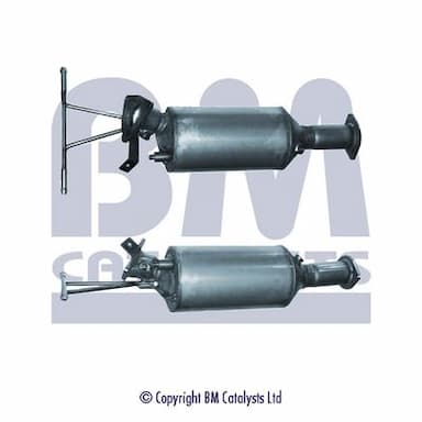 Nosēdumu-/Daļiņu filtrs, Izplūdes gāzu sistēma BM CATALYSTS BM11024 1