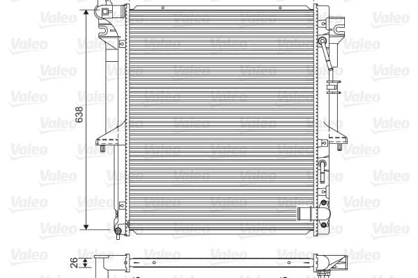 Radiators, Motora dzesēšanas sistēma VALEO 701585 1