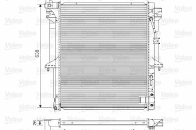 Radiators, Motora dzesēšanas sistēma VALEO 701585 1