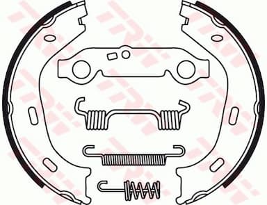 Bremžu loku kompl., Stāvbremze TRW GS8218 1