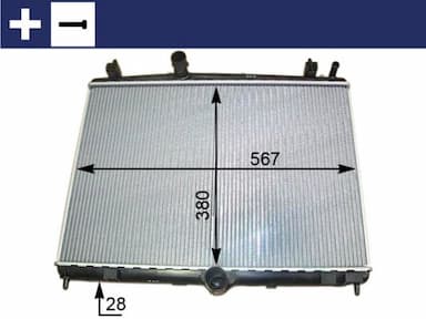 Radiators, Motora dzesēšanas sistēma MAHLE CR 2113 000S 1