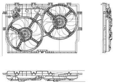 Ventilators, Motora dzesēšanas sistēma MAGNETI MARELLI 069422578010 1