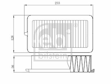 Gaisa filtrs FEBI BILSTEIN 174597 3